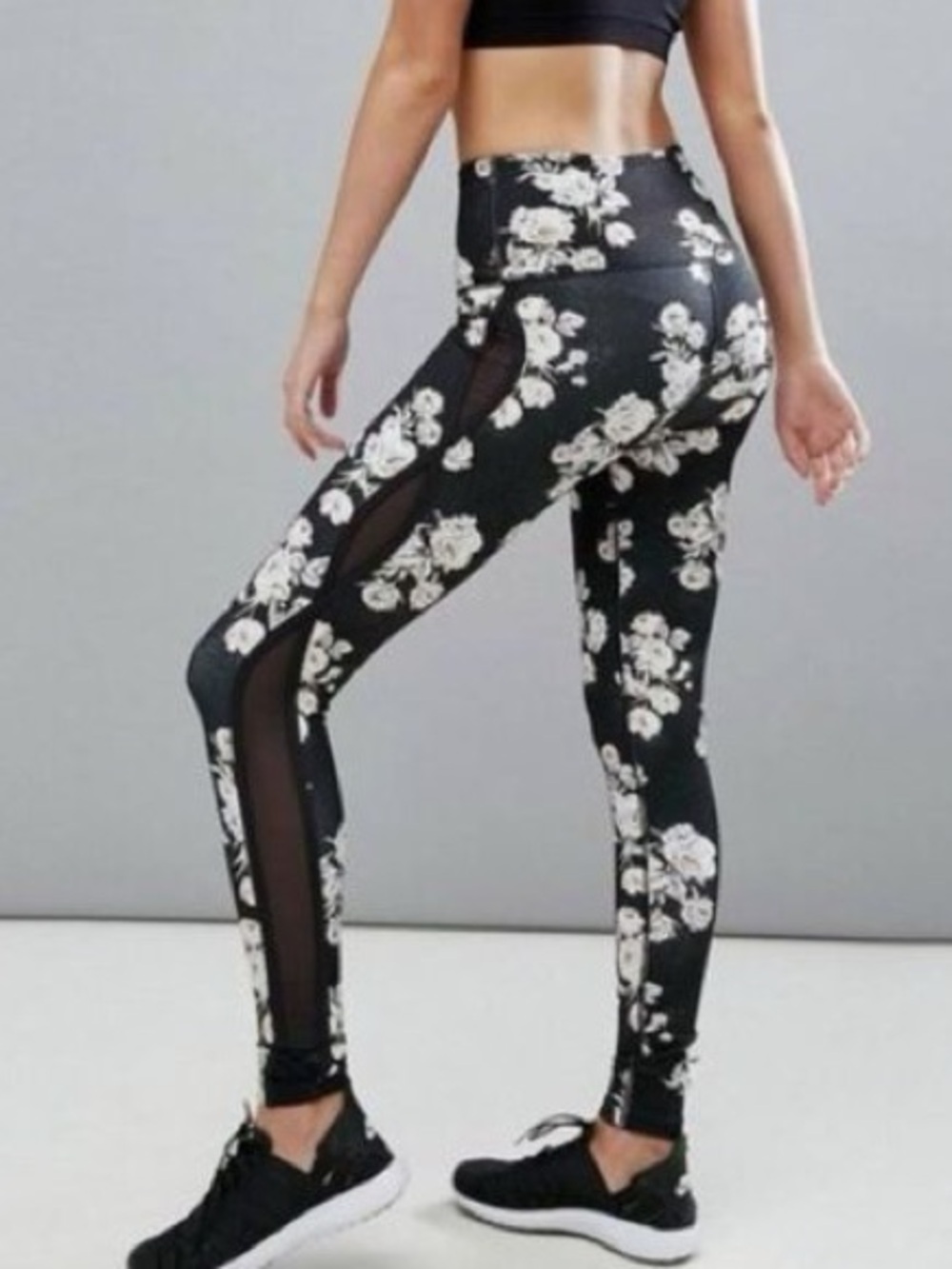 Free People Liza floral leggings small
